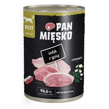Pan Mięsko, karma mokra dla kota, indyk z gęsią, 400 g
