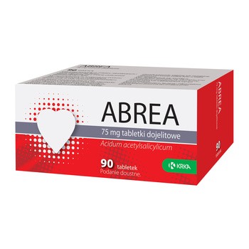 Abrea, 75 mg, tabletki dojelitowe, 90 szt.