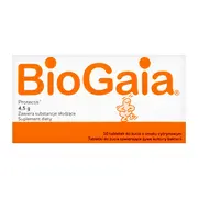 BioGaia, tabletki do żucia, probiotyczne, 10 szt. https://azcdn.doz.pl/image/d/product/97b7c34a-scale-180x180.png