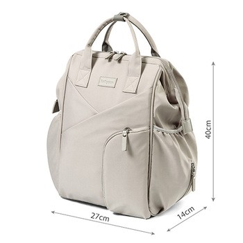 BabyOno, plecak dla mamy Modern Style, beżowy, 1 szt.