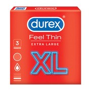 Durex Feel Thin XL, prezerwatywy,  3 szt.        