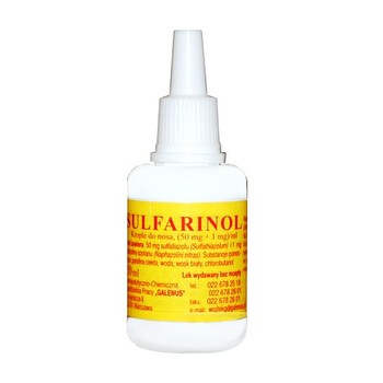 Sulfarinol, krople do nosa, 20 ml