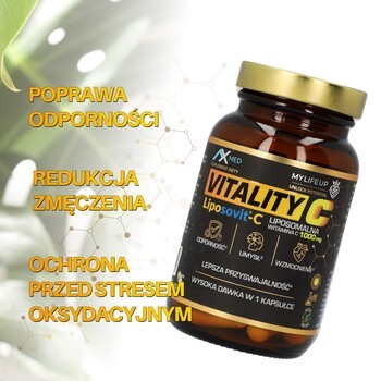 Ax Med Vitality C, kapsułki twarde, 60 szt.