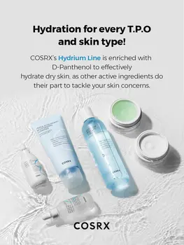 Cosrx Hydrium Green Tea Aqua Soothing Gel Cream, nawilżając-chłodzący krem-żel do twarzy, 50 ml