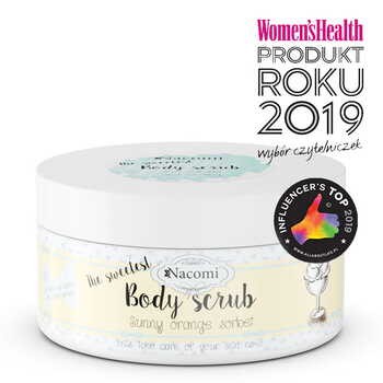 Nacomi, peeling do ciała, pomarańczowy sorbet, 125 g