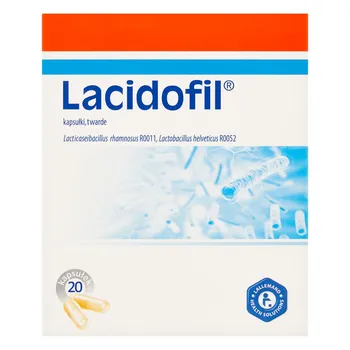 Lacidofil probiotyk 2x10^9 CFU 20 kapsułek