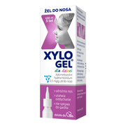 Xylogel dla dzieci (Xylogel 0,05%), żel do nosa, 10 g (butelka z dozownikiem)