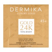 Dermika Lux.Gold 24K, Dermika Luxury Gold, luksusowy krem eliksir młodości, 45+, 50 ml