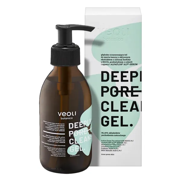 Żel do mycia twarzy Deeply Pore 200ml [Veoli Botanica] - Veoli Botanica