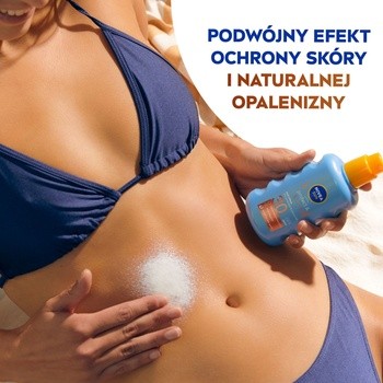 Nivea Sun Protect & Bronze, balsam w spray'u SPF 30, 200 ml