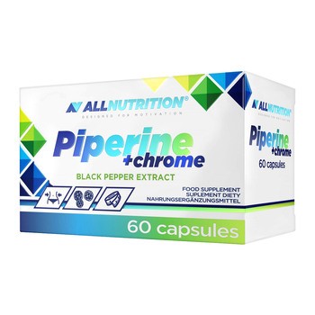 Allnutrition Piperine + chrome, kapsułki, 60 szt.