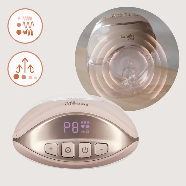 Молокоотсос Lionelo Fidi Free Slim Duo электрический hands-free, набор из двух — фото 3