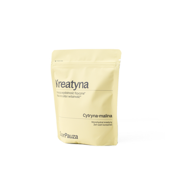 SuperPauza Kreatyna Super siła, proszek, smak cytrynowo-malinowy, 255 g