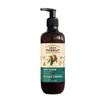Green Pharmacy, balsam do ciała, zielona kawa i olejek imbirowy, 400 ml