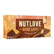 Allnutrition Nutlove Magic Cards Choco With Orange, ciasteczka kakaowe z kremem pomarańczowym, 104 g        
