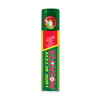 Moskiter Long Active, aerozol, ochrona przeciw komarom i meszkom, 100 ml