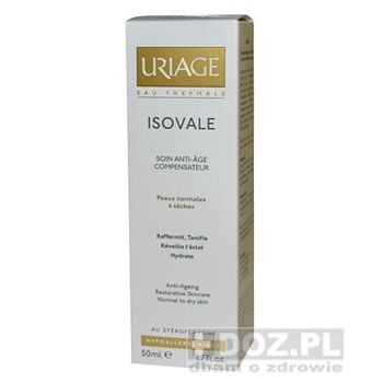 Uriage Isovale, krem, poprawiający owal twarzy, skóra normalna/mieszana, 50 ml