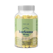 Pure Lab Kurkuma 80 mg, kapsułki, 240 szt.        