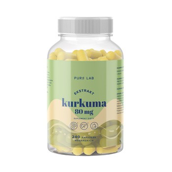 Pure Lab Kurkuma 80 mg, kapsułki, 240 szt.