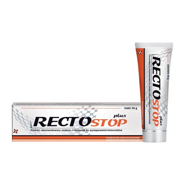 Rectostop Plus Rectostop plus, krem do pielęgnacji skóry okolic odbytu, 50 g — Inhaltsstoffe und Bewertung