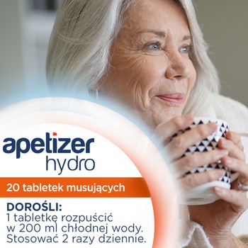 Apetizer hydro, tabletki musujące, 20 szt.
