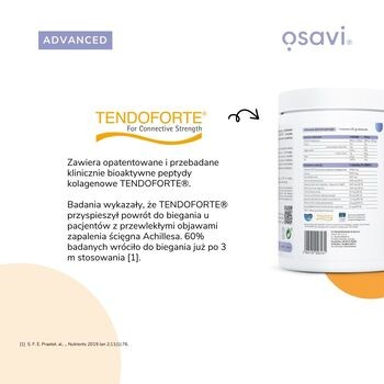 Osavi Kolagen & Elektrolity Witalność i Sport, proszek, smak ananas-mango, 390 g