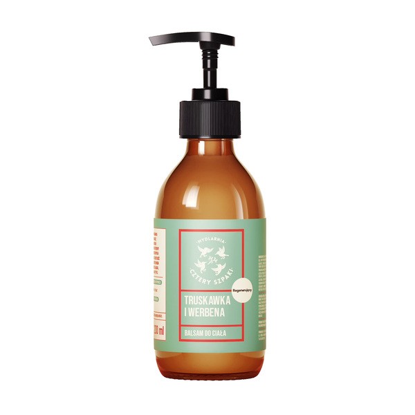 Cztery Szpaki Mydlarnia 4Szpaki, regenerierend Körperlotion Truskawka und Werbena, 200 ml — Inhaltsstoffe und Bewertung
