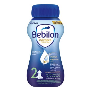 Zestaw 2x Bebilon Advance Pronutra 2, mleko następne w płynie, 200 ml + La Roche-Posay Lipikar Baume AP+M, balsam, 75 ml