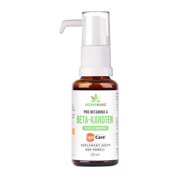 HempKing Beta-Karoten Prowitamina A, krople, 30 ml