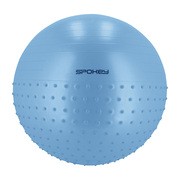 Spokey, Half Fit, piłka gimnastyczna z częścią do masażu, 75 cm, 1 szt.