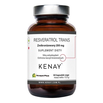 KENAY Resveratrol Trans, kapsułki, 60 szt.