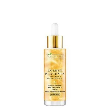 Bielenda Golden Placenta Collagen Reconstructor, regenerująco-rozświetlające serum przeciwzmarszczkowe, 30 g
