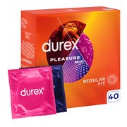 Durex Pleasure Mix (Pleasuremax + Intense), prezerwatywy lateksowe z wypustkami, 40 szt. https://azcdn.doz.pl/image/d/product/574d3e06-scale-180x180.png