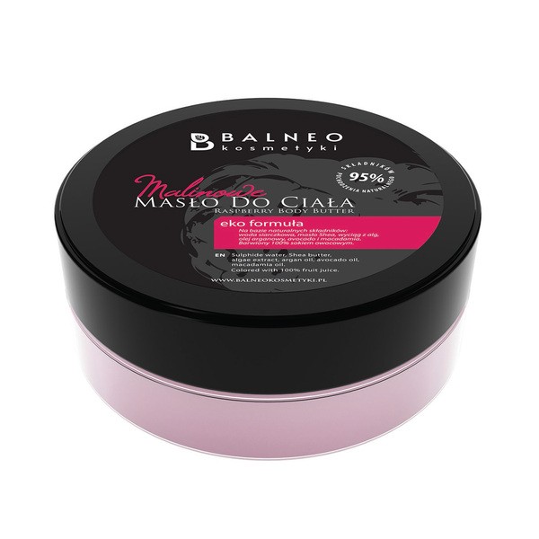 Balneokosmetyki Balneokosmetyki Wellness&amp;Spa, ujędrniająco-wygładzające malinowe masło do ciała, 230 ml — Składniki i ocena