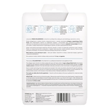 L`Biotica, kolagenowa maska na tkaninie, 23 ml