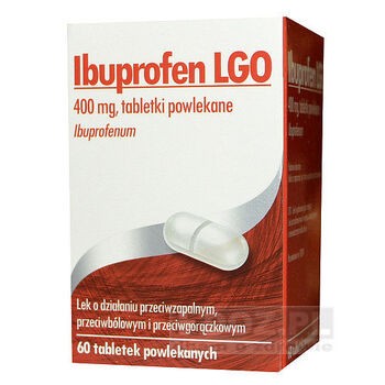 Ibuprofen LGO, 400 mg, tabletki powlekane, 60 szt.