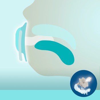 Canpol Babies, smoczek silikonowy, symetryczny, Neon Love, 18 m +, pink, 2 szt.