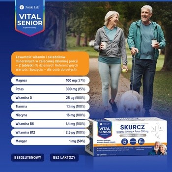 Polski Lek Vital Senior Skurcz, tabletki, 60 szt.