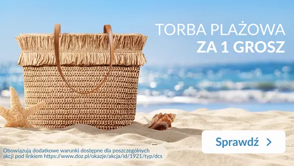 Torba plażowa za 1 grosz